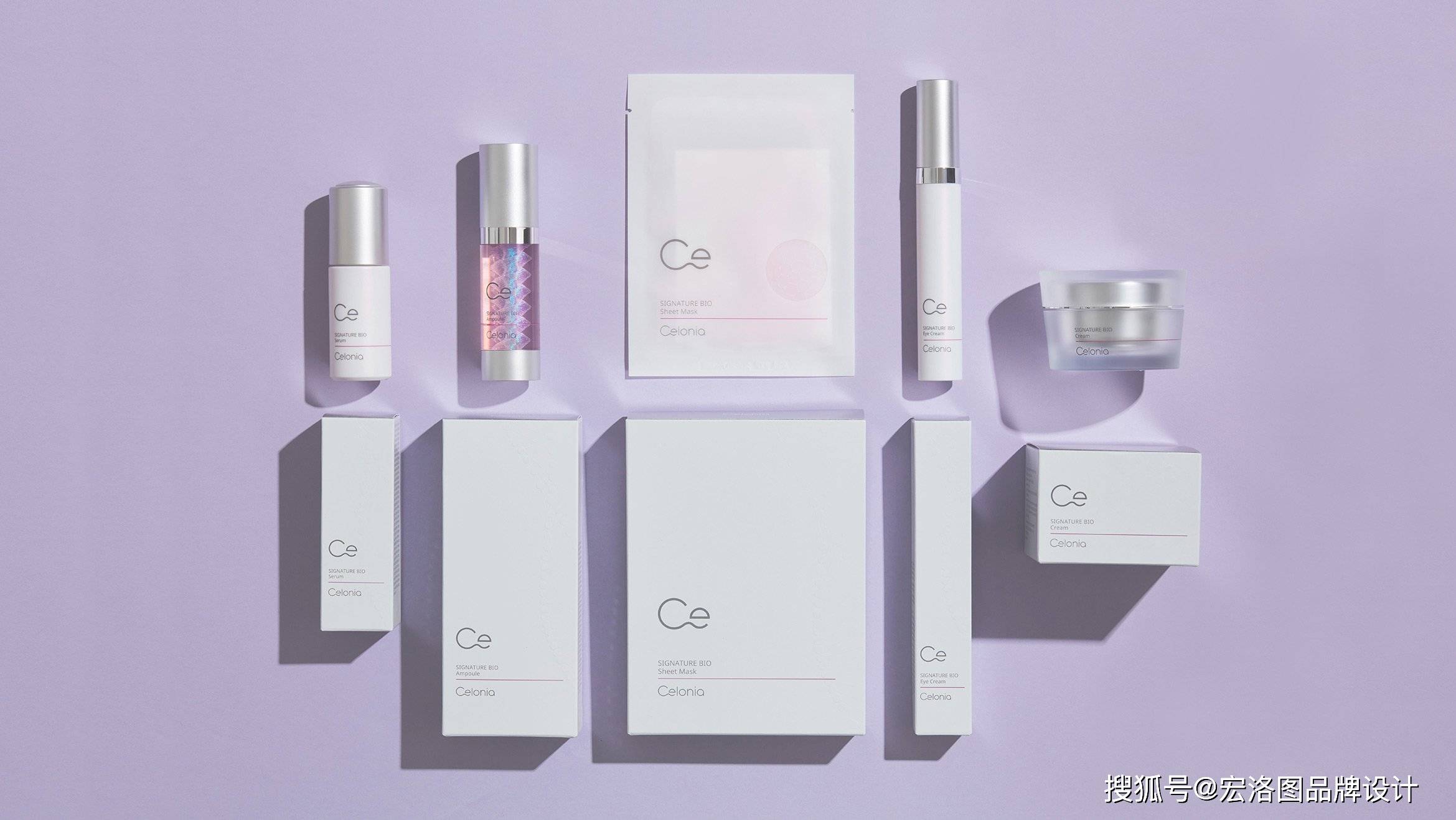 銀色輝映，奢華新生 CELONIA化妝品包裝中的現代美學